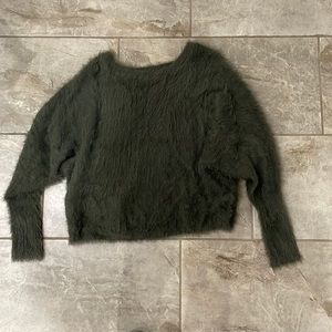 fuzzy sweater